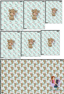 AUGUST Pre-Order (1): Highland Floral Aurora 'PANEL FOR ROMPERS'