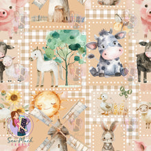 Load image into Gallery viewer, Farm Patchwork Beige | Woven | Retail | Average Scale
