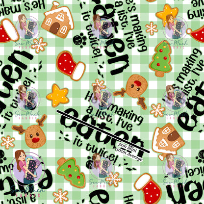 CHRISTMAS Pre-Order: He's making a list Green