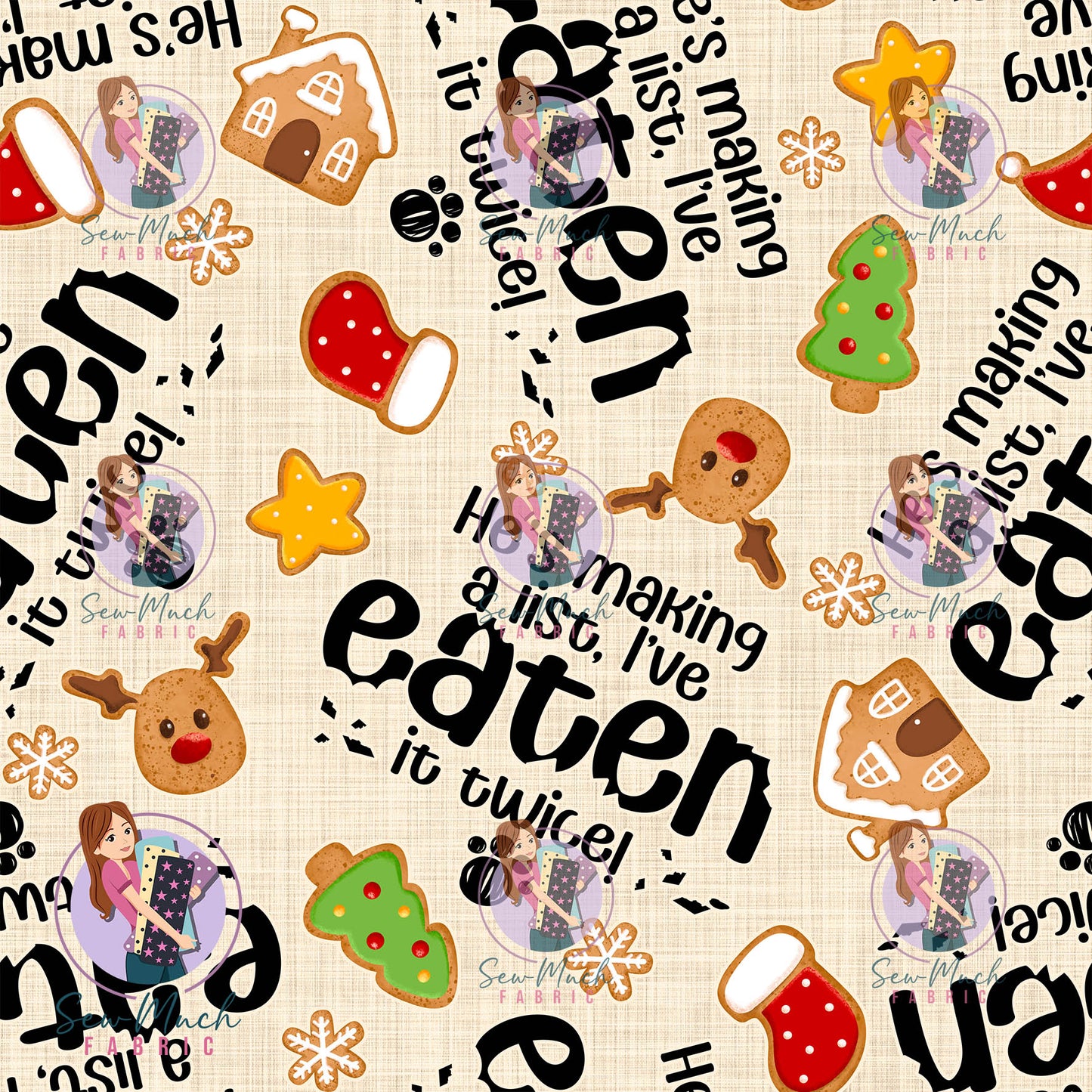 CHRISTMAS Pre-Order: He's making a list Beige