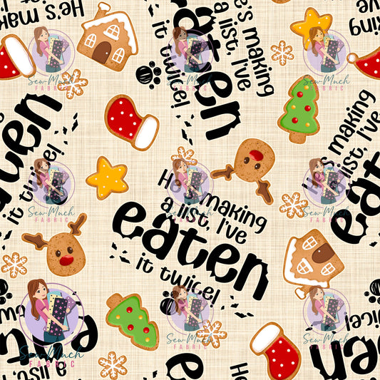CHRISTMAS Pre-Order: He's making a list Beige