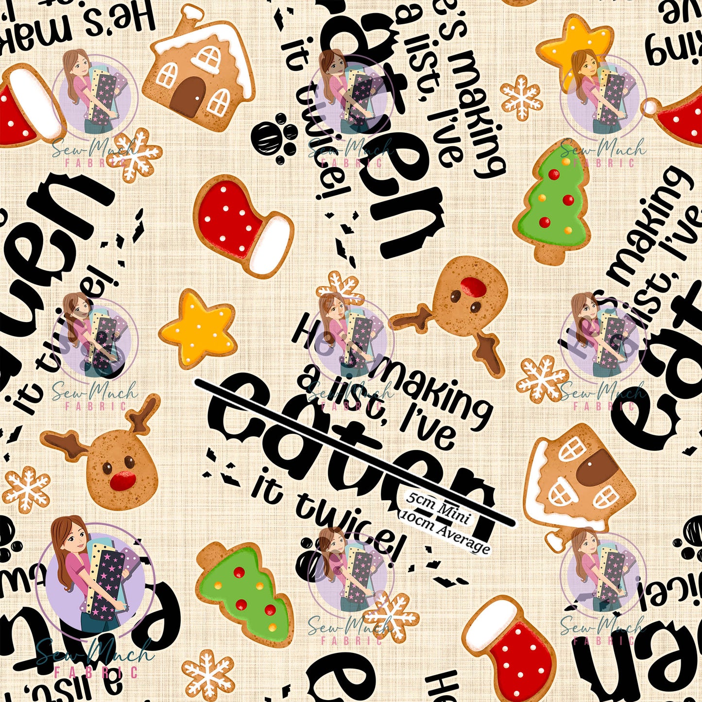 Christmas: I've eaten it twice | Woven | Retail | MINI Scale