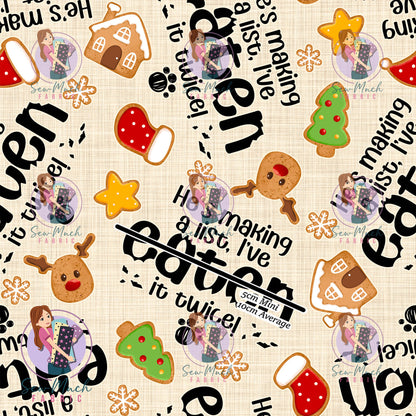 CHRISTMAS Pre-Order: He's making a list Beige