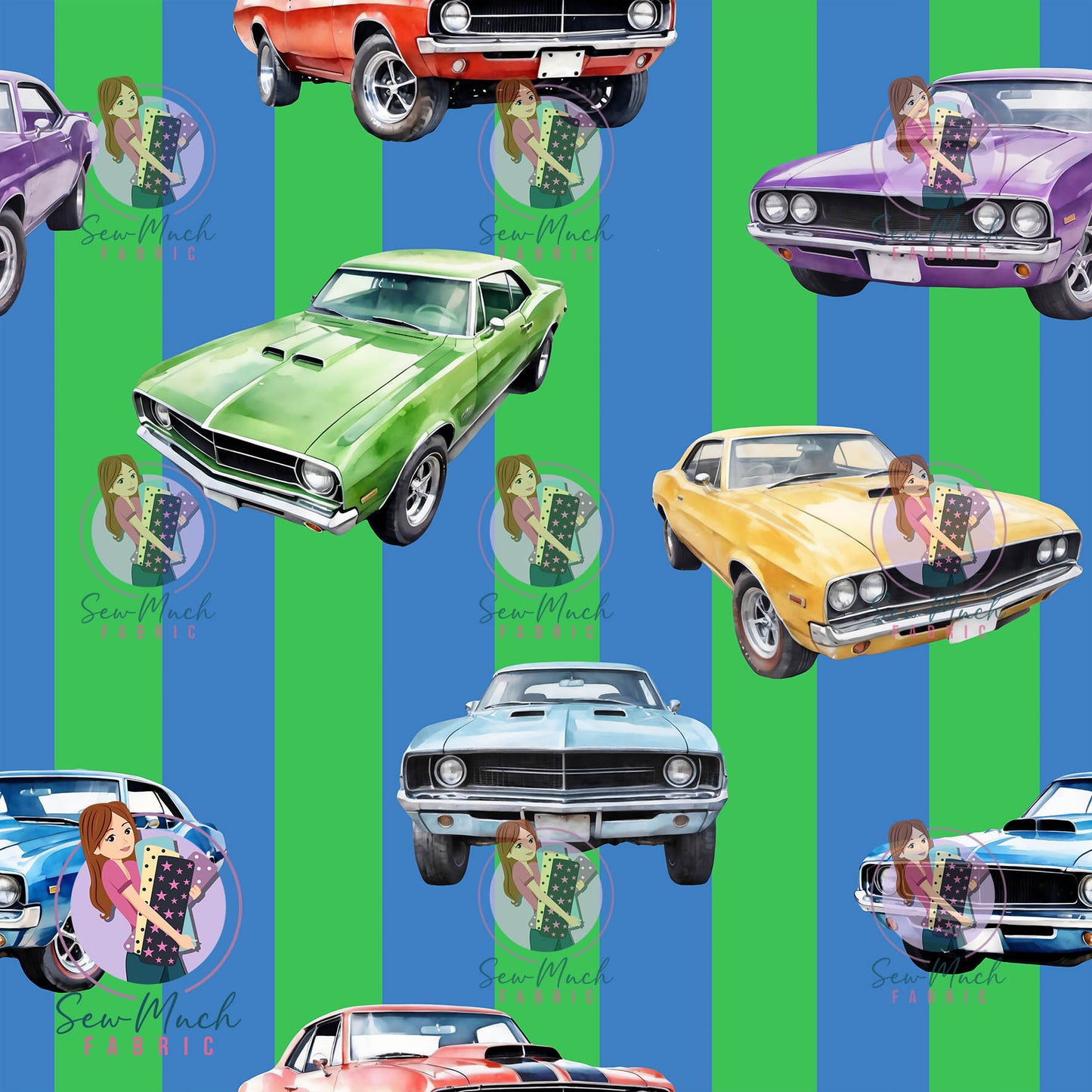 AUGUST Pre-Order (2): Muscle Cars Stripes