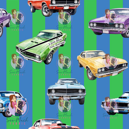 AUGUST Pre-Order (2): Muscle Cars Stripes