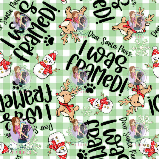 CHRISTMAS Pre-Order: I was Framed Green