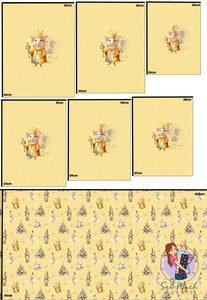 CHRISTMAS Pre-Order: Nutcracker Yellow 'PANEL FOR ROMPERS'