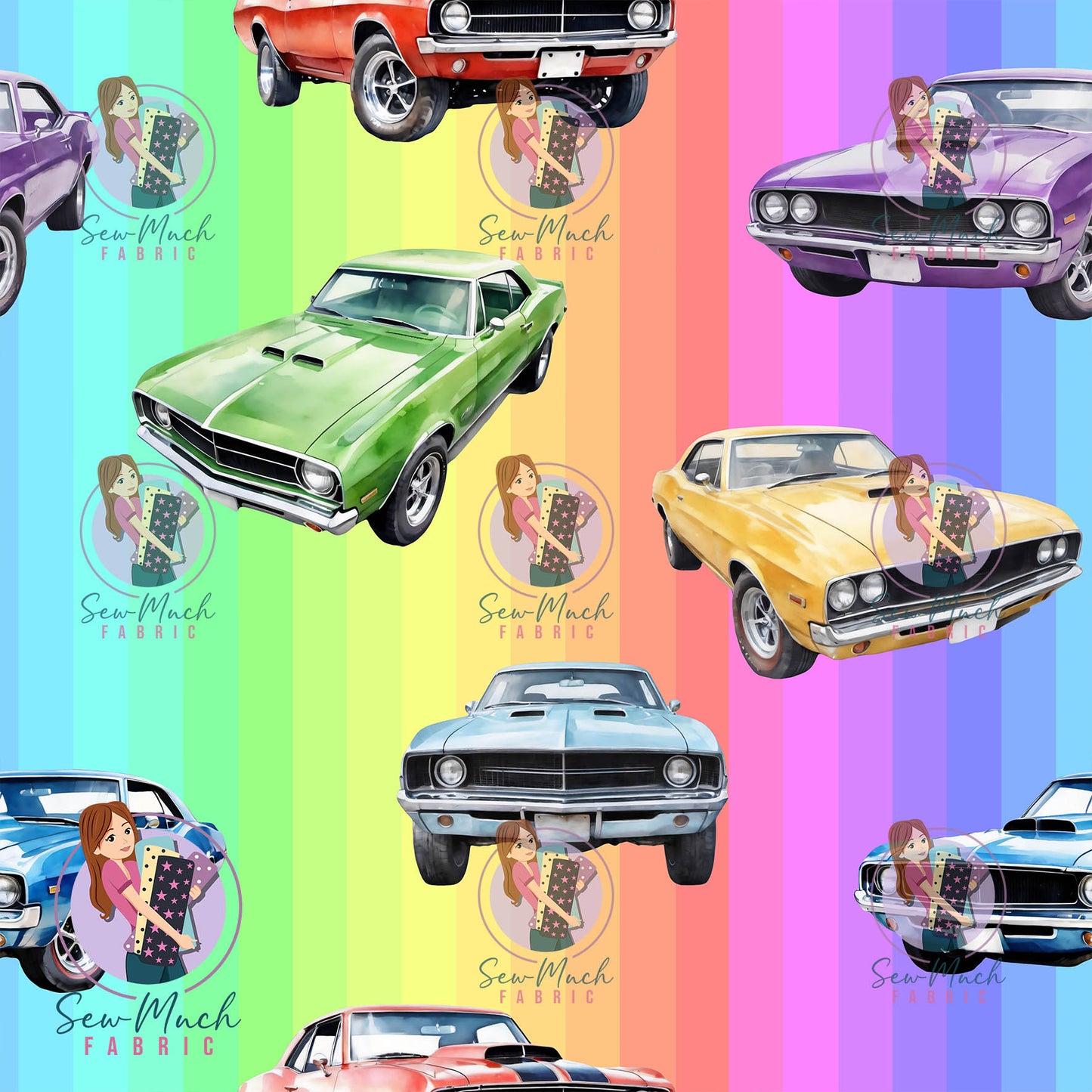 AUGUST Pre-Order (2): Muscle Cars Rainbow