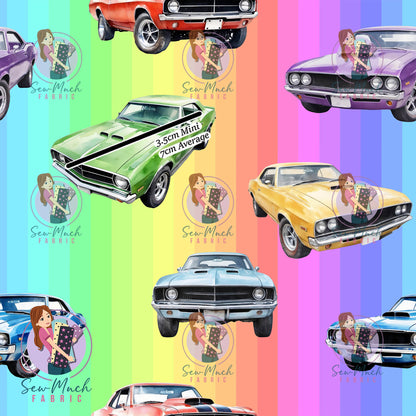 AUGUST Pre-Order (2): Muscle Cars Rainbow