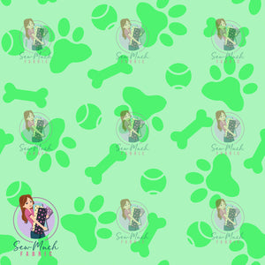 Paw Prints Green | Pre-Order |