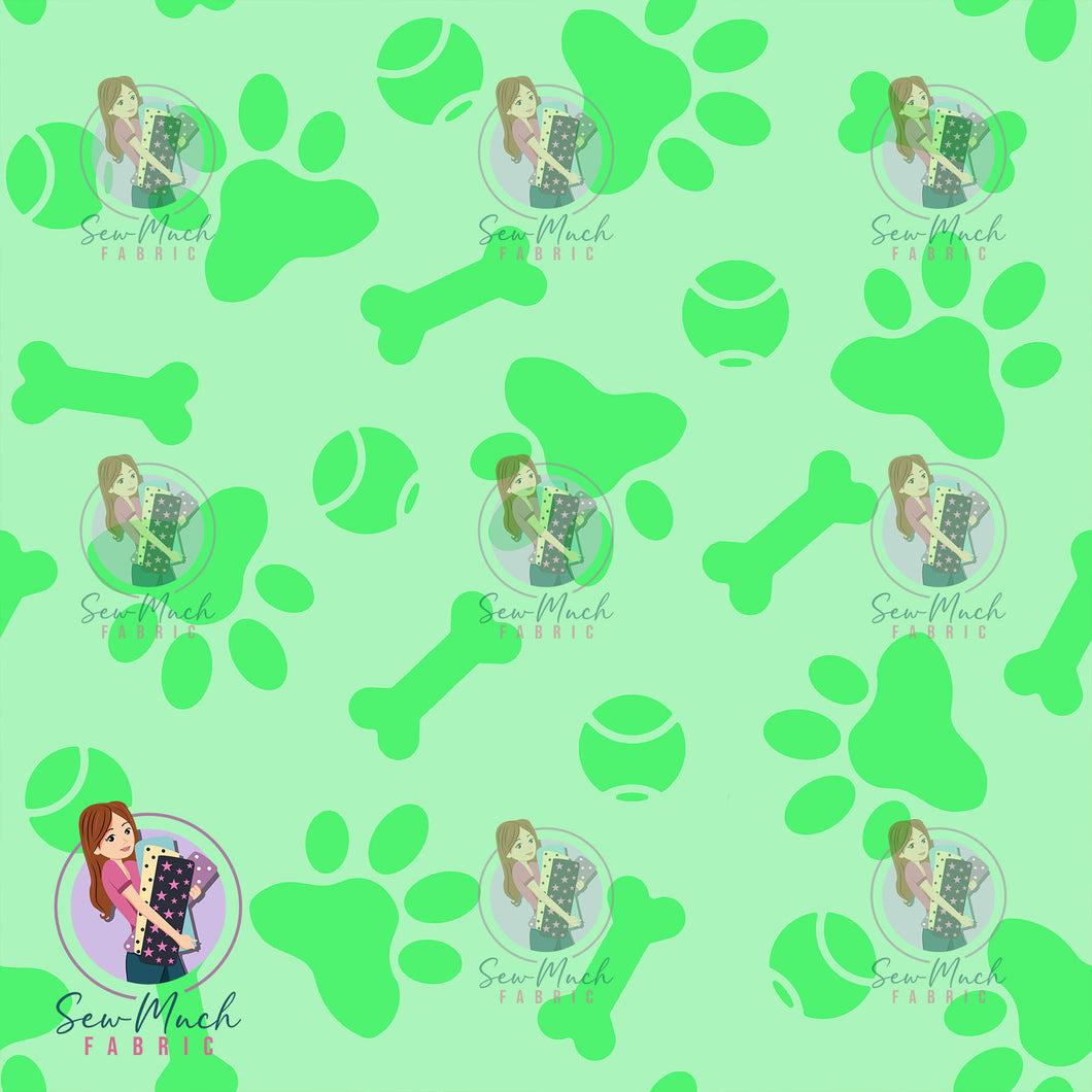 Paw Prints Green | Pre-Order |