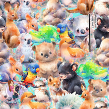 Load image into Gallery viewer, Aussie Animals | French Terry | Retail | Average scale
