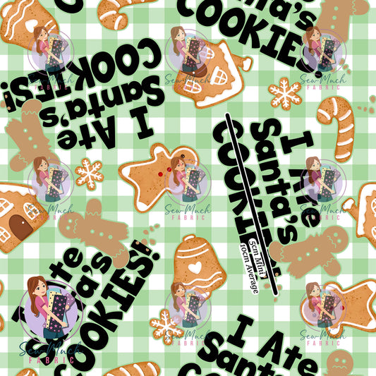 Christmas: I ate santa's cookies | Woven | Retail | MINI Scale