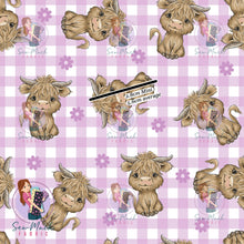 Load image into Gallery viewer, NOVEMBER Pre-Order (2): Highland Cows Purple
