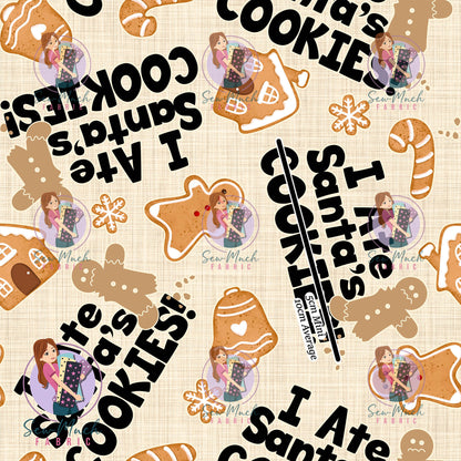 CHRISTMAS Pre-Order: I ate Santa's cookies Beige