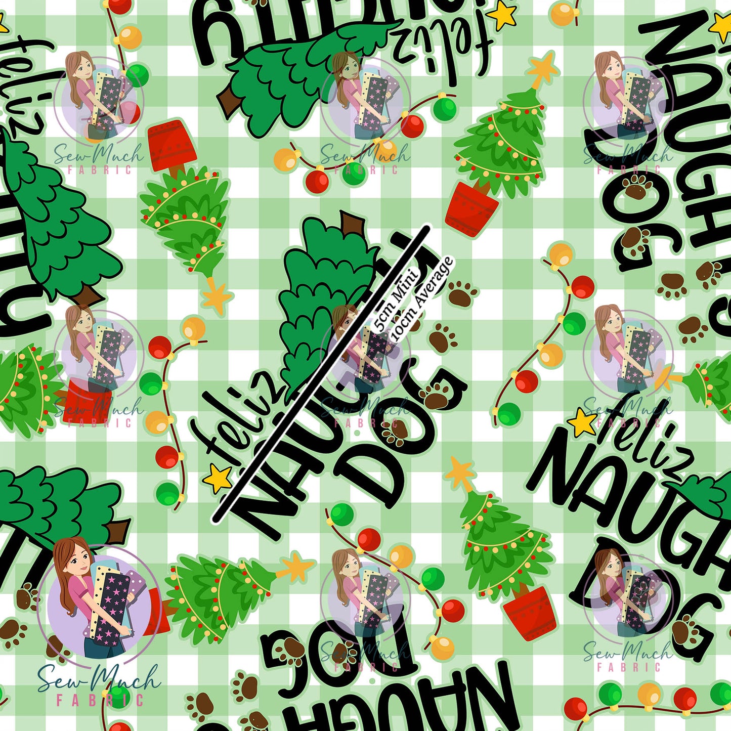 CHRISTMAS Pre-Order: Feliz Naughty Dog Green