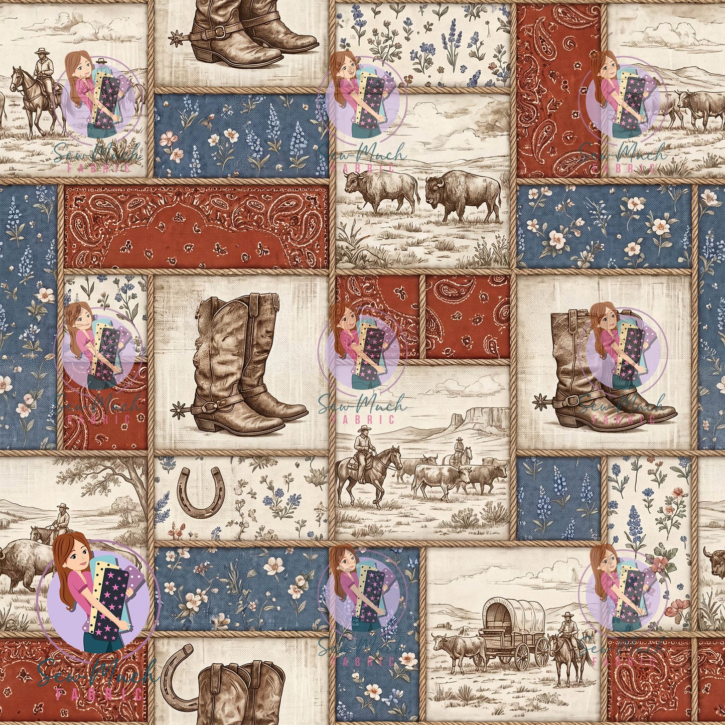 JULY Pre-Order (1): Western Patchwork