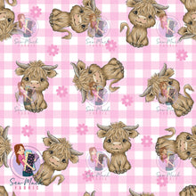 Load image into Gallery viewer, NOVEMBER Pre-Order (2): Highland Cows Pink
