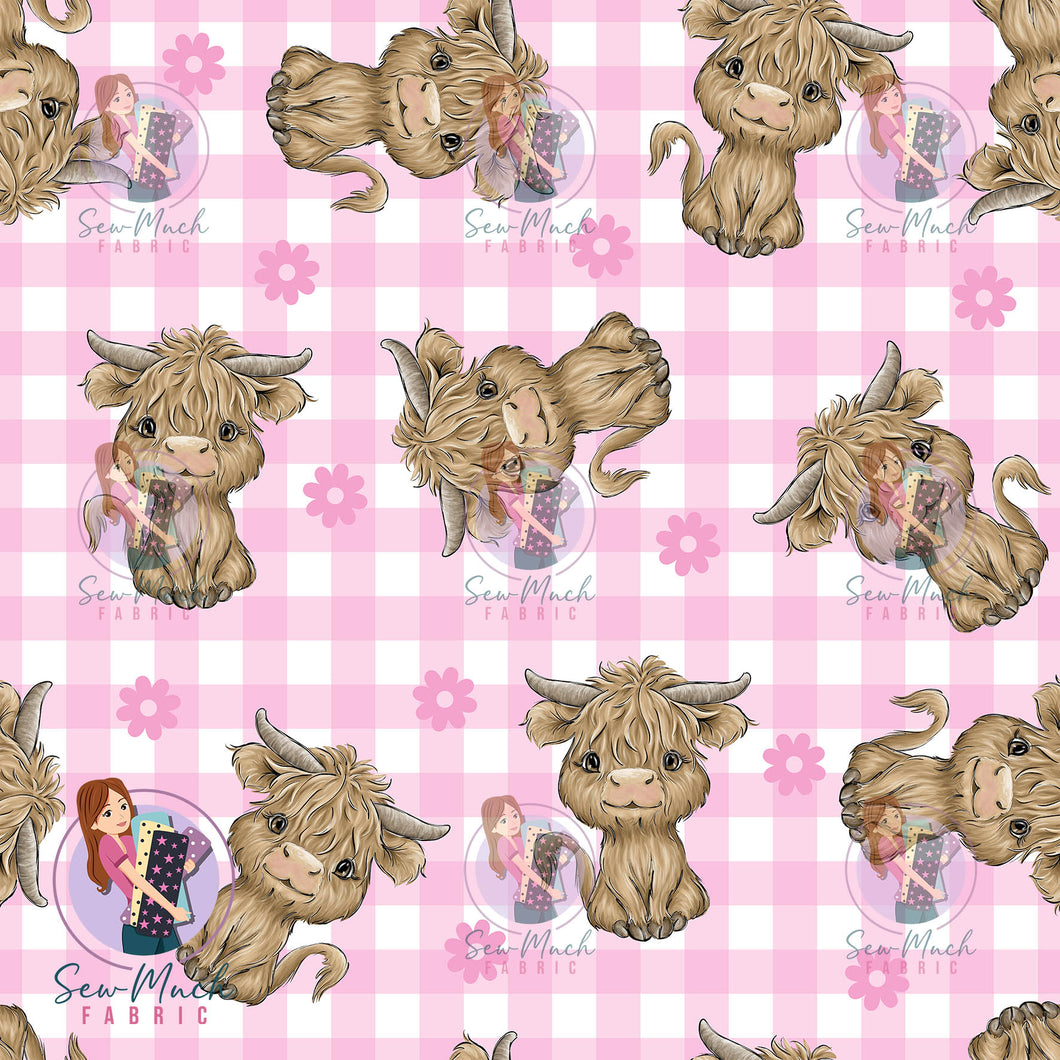 NOVEMBER Pre-Order (2): Highland Cows Pink