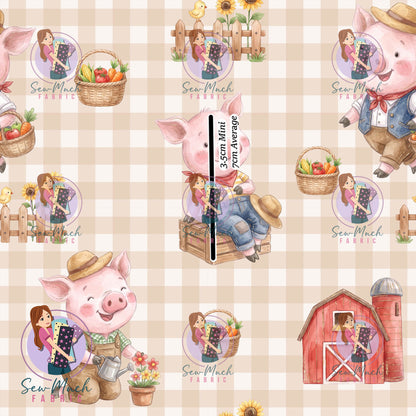 AUGUST Pre-Order (1): Three Little Pigs Gingham