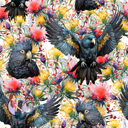 Black Cockatoo | Knit 220gsm | Retail | Average Scale