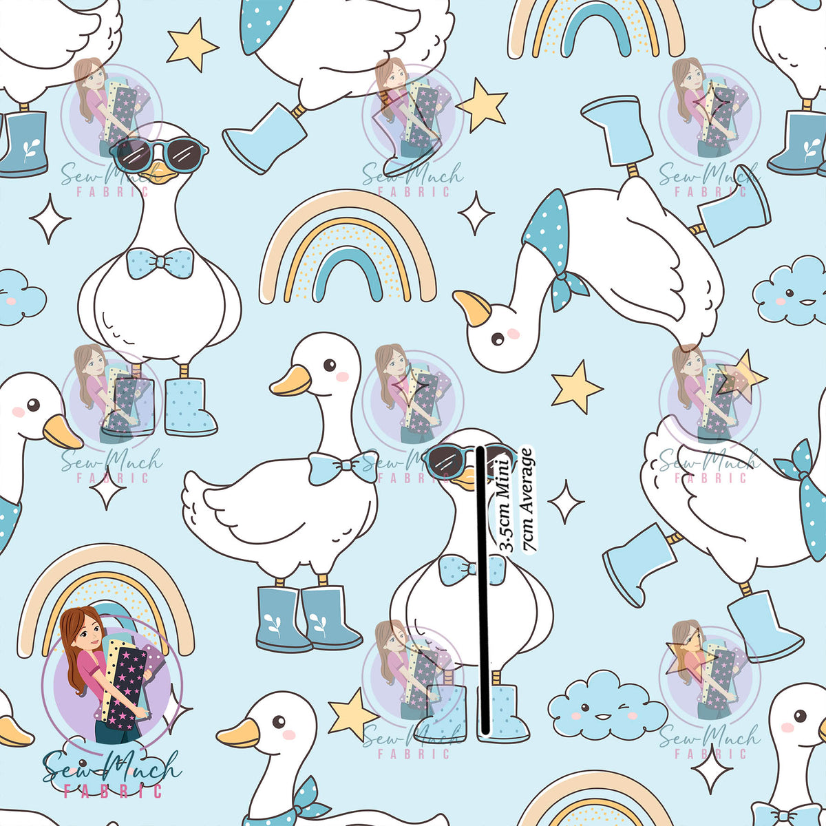 Goose Blue | MINKY | Retail | Average Scale