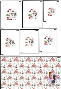 CHRISTMAS Pre-Order: Farm 'PANEL FOR ROMPERS'