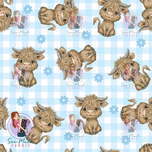Load image into Gallery viewer, NOVEMBER Pre-Order (2): Highland Cows Blue
