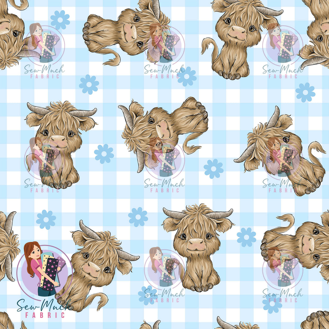 NOVEMBER Pre-Order (2): Highland Cows Blue