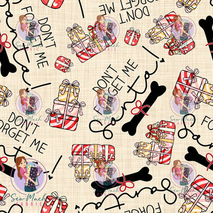 CHRISTMAS Pre-Order: Don't forget me Santa Beige