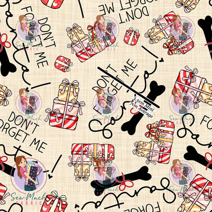 CHRISTMAS Pre-Order: Don't forget me Santa Beige