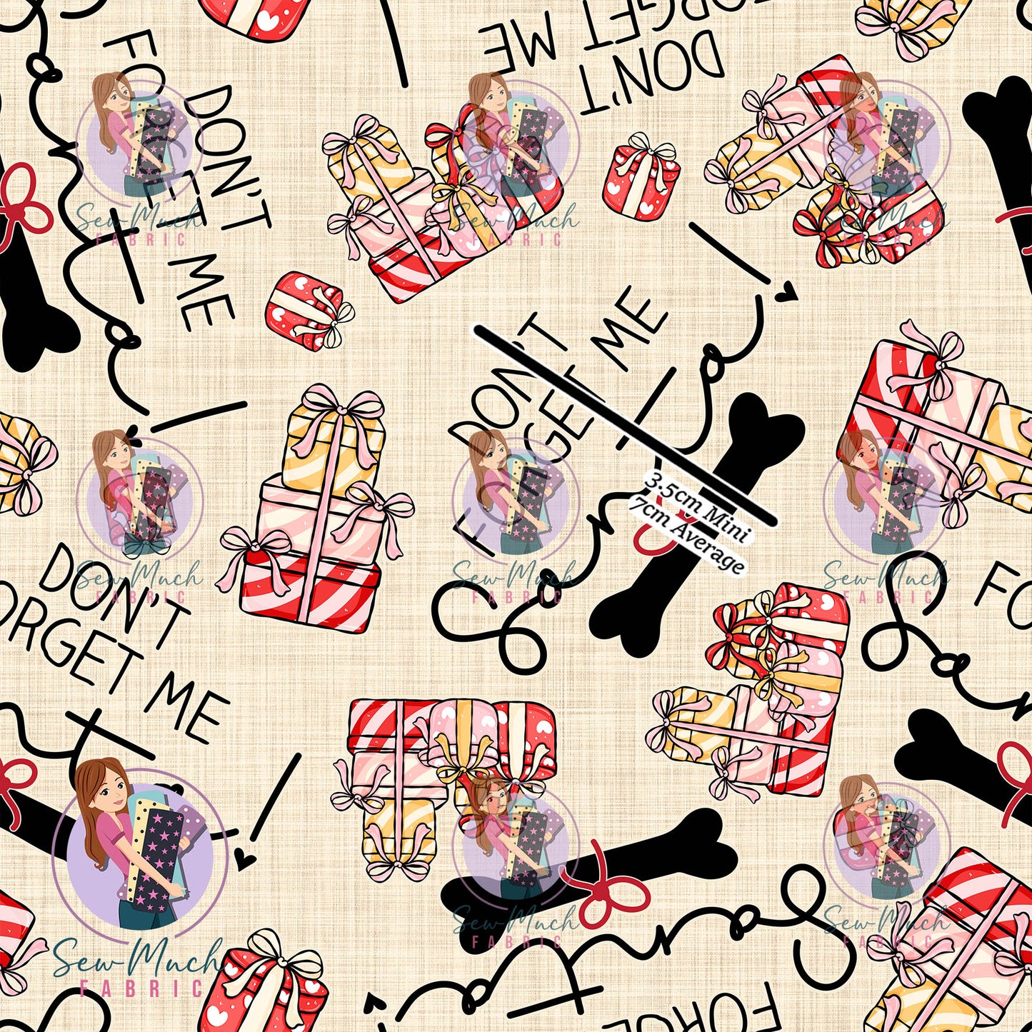 Christmas: Don't forget me | Woven | Retail | MINI Scale
