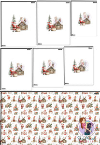 CHRISTMAS Pre-Order: Santa Workshop 'PANEL FOR ROMPERS'