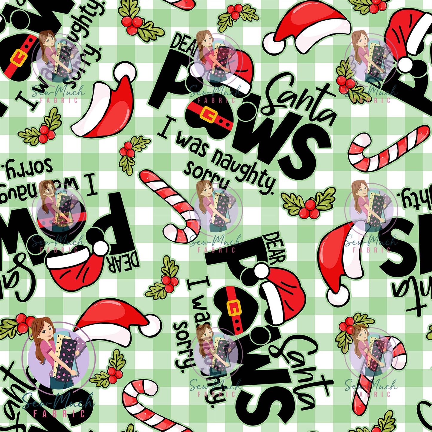 CHRISTMAS Pre-Order: Dear Santa Paws Green