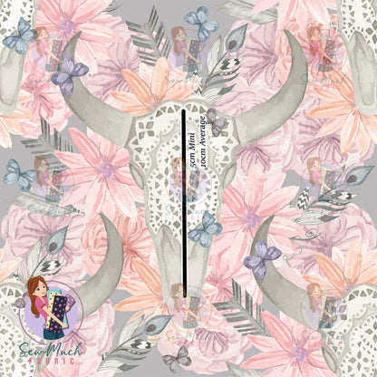 Unlimited Pre-Order: Cow Skull Pastel Floral