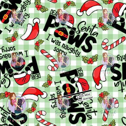 CHRISTMAS Pre-Order: Dear Santa Paws Green