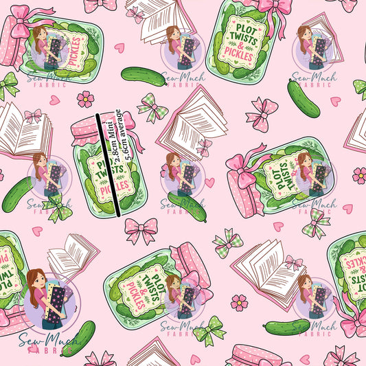 Plot Twists & Pickles Pink | Woven | Retail | Average Scale