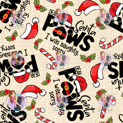 CHRISTMAS Pre-Order: Dear Santa Paws Beige