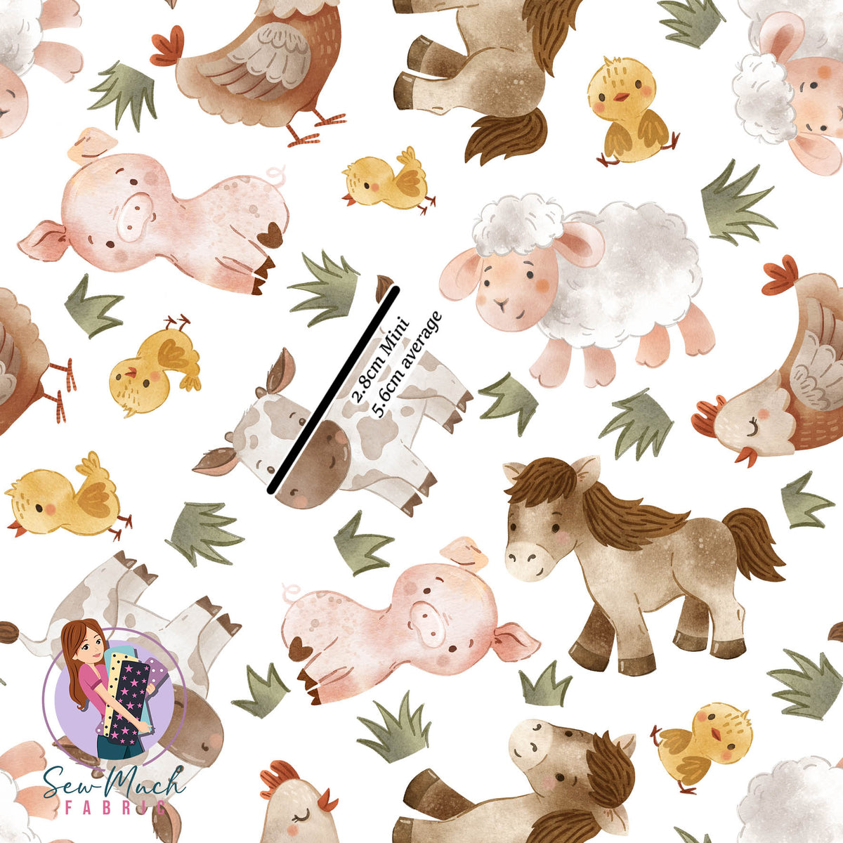 Farm Animals | Woven | Retail | MINI Scale