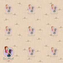 Load image into Gallery viewer, SEPTEMBER Pre-Order (2): Highland Cow Beige Bow Coordinate
