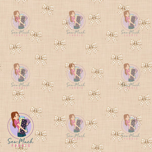 SEPTEMBER Pre-Order (2): Highland Cow Beige Bow Coordinate