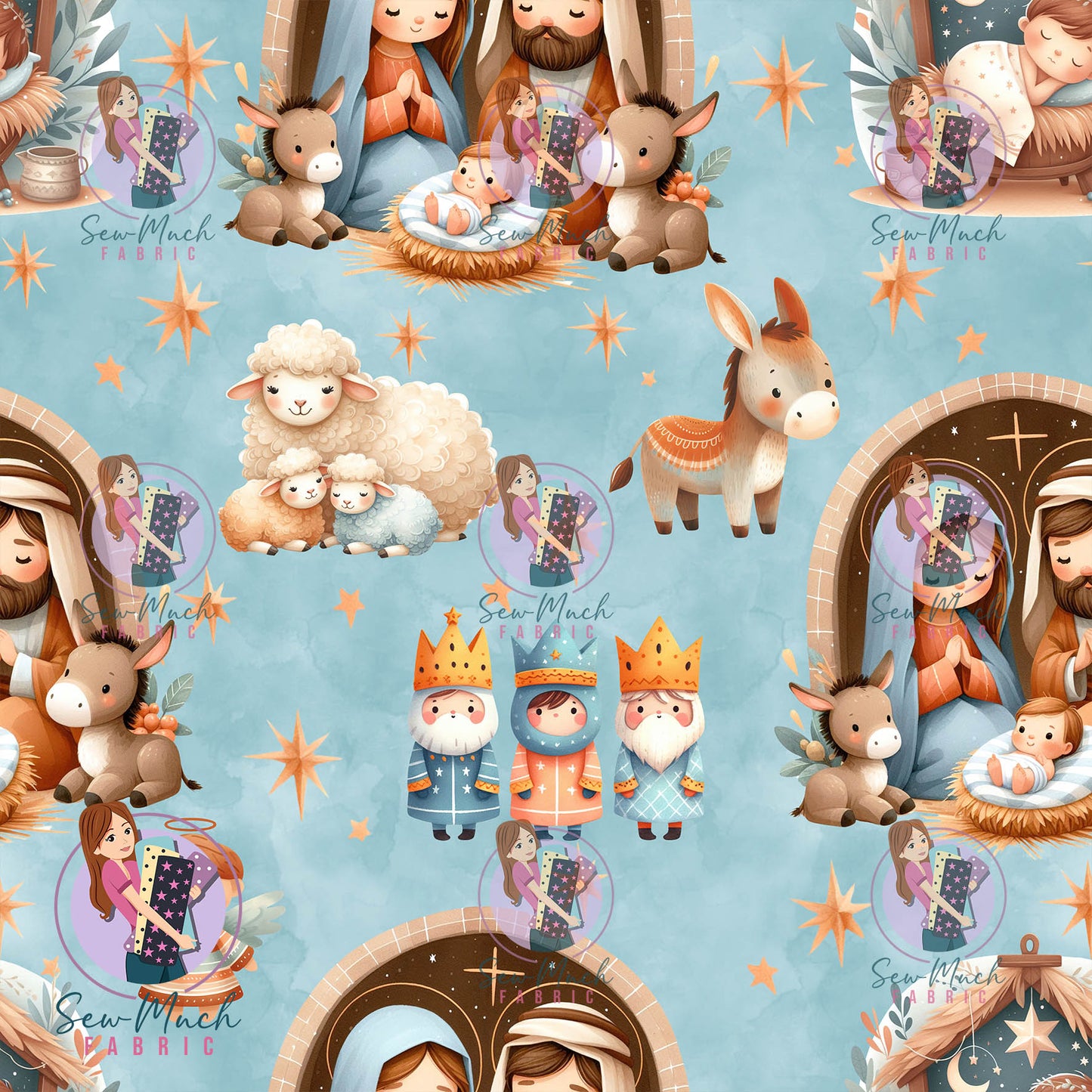 CHRISTMAS Pre-Order: Nativity Blue