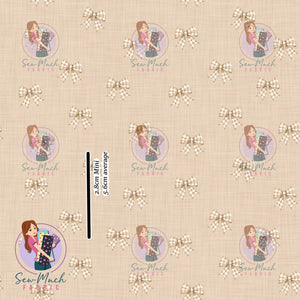 SEPTEMBER Pre-Order (2): Highland Cow Beige Bow Coordinate