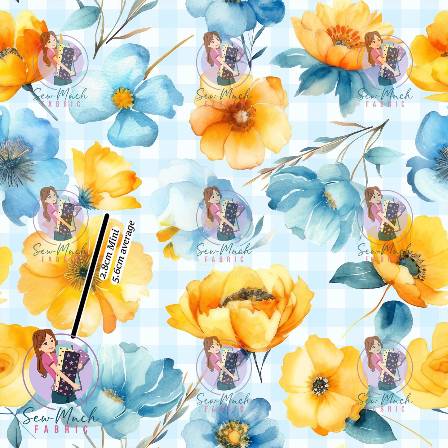 AUGUST Pre-Order (2): Alex Floral Blue