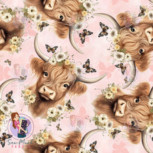 Load image into Gallery viewer, Delicate Highland Cows | Canvas | Retail | Average Scale
