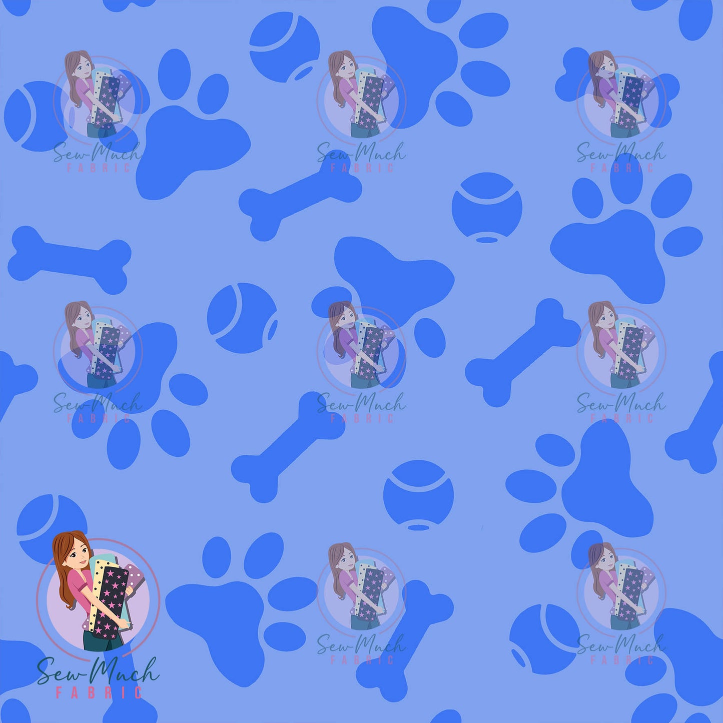 Paw Prints Blue | Pre-Order |