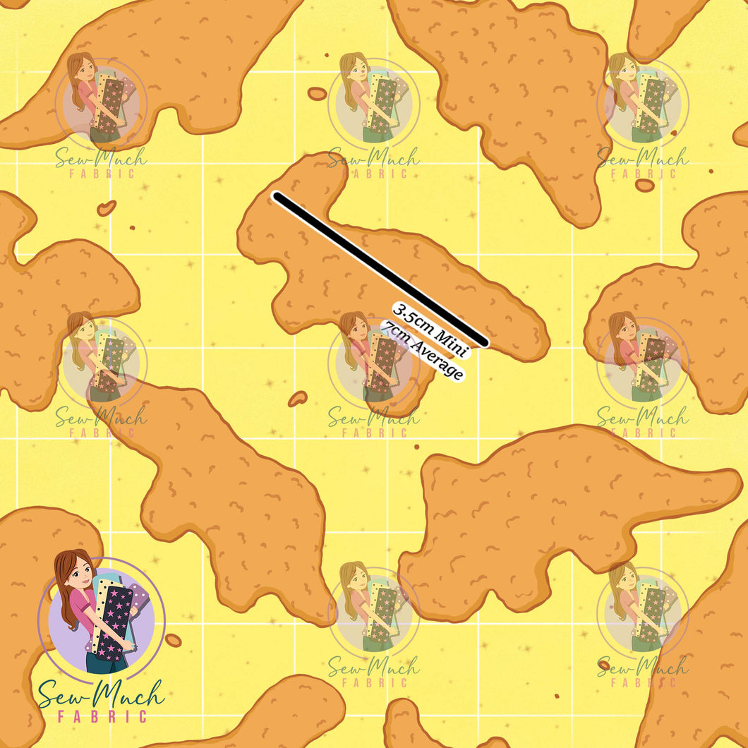 Dinosaur Nuggets | French Terry | Retail | Average scale