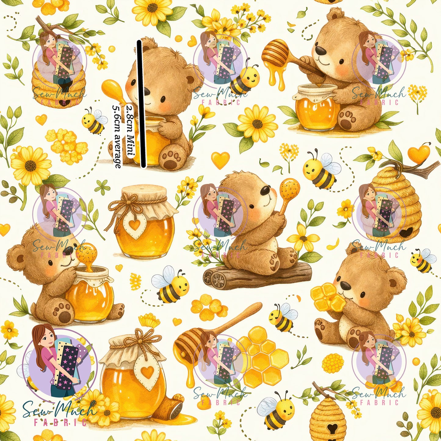 Bee Hive Bear | Knit | Retail | Average Scale