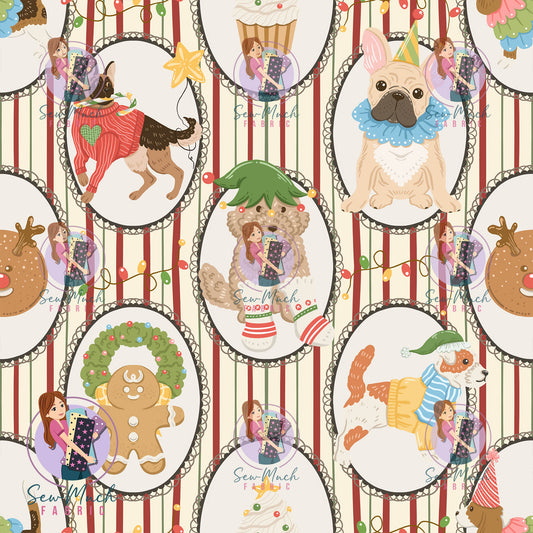 CHRISTMAS Pre-Order: Christmas Dog Stripes