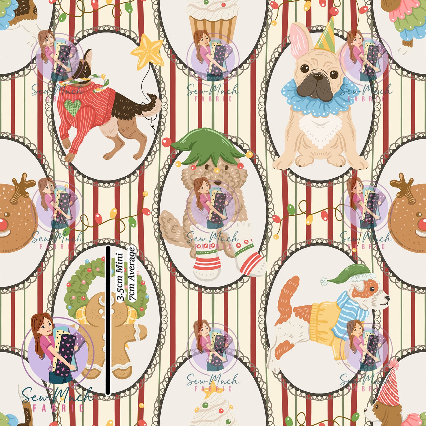 Christmas: Dogs & Treats | Woven | Retail | Average Scale
